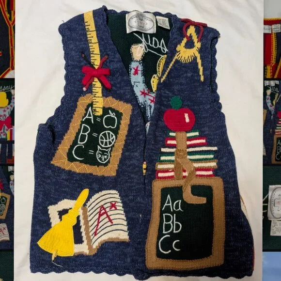 1996 Eagles Eye Collectibles Sweater Vest - Picture 1 of 4